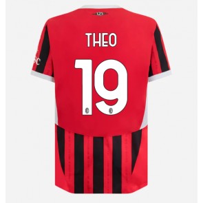 AC Milan Theo Hernandez #19 Replika Hjemmebanetrøje 2024-25 Kortærmet